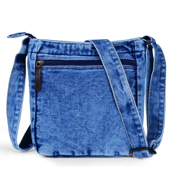 ZAINTO Denim Cross-Body sling Bag for men and women