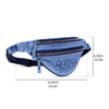 Zainto Denim Waist Bag for Men & Women