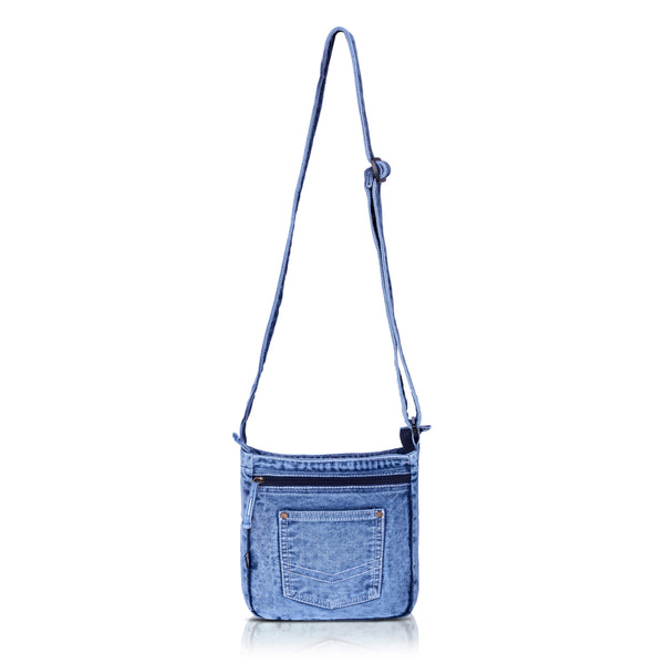ZAINTO Denim Cross-Body sling Bag for men and women