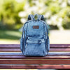 ZAINTO Denim Backpacks for women Stylish Outdoor Travel Commute Daypack Large Capacity Schoolbag College Students Junior High School Students Bookbag