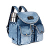Stylish Denim Flap Backpack for Women & Men