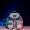 Stylish Denim Flap Backpack for Women & Men