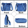 ZAINTO Denim Cross-Body sling Bag for men and women