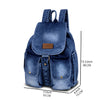 ZAINTO Denim Backpacks for men and women Stylish Outdoor Travel bag