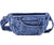 Denim Waist Bag, Cross Body Travel Pouch for Men, Women