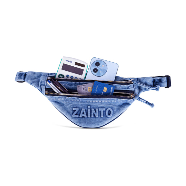Zainto Denim Waist Bag for Men & Women