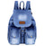 Stylish Denim Flap Backpack for Women & Men
