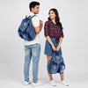 ZAINTO Denim Backpacks for men and women Stylish Outdoor Travel bag