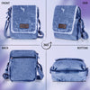 ZAINTO Crossbody Sling Bag for Women & Girls – Stylish Denim Casual Fringe Shoulder Bag with Adjustable Strap