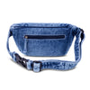 Denim Waist Bag, Cross Body Travel Pouch for Men, Women