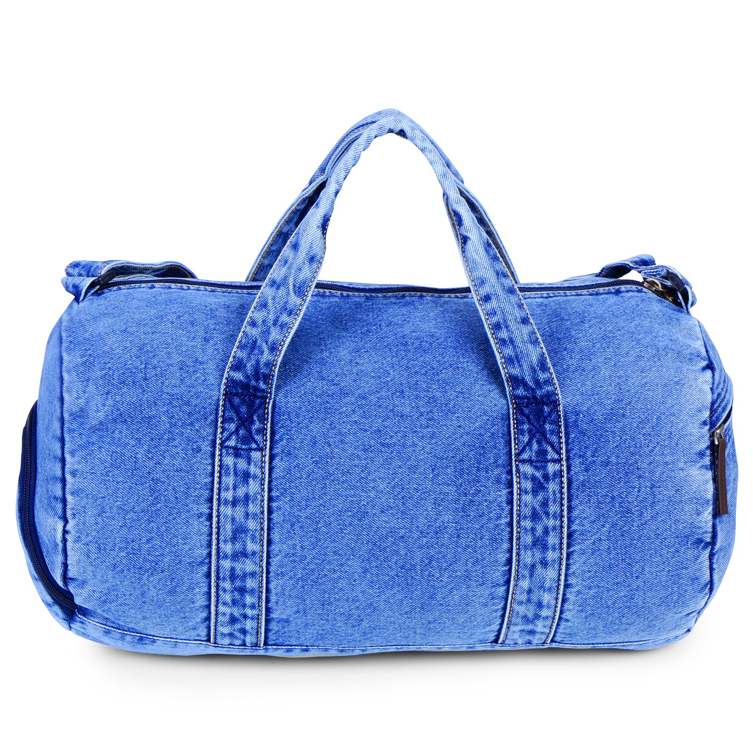 ZAINTO Denim Duffel Bag for Gym and travel