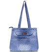ZAINTO® Denim Tote Bag for Women with Zip | Stylish Shoulder Bag for College, Work & Travel | Eco-Friendly, Spacious,Handbag with jeans Pockets