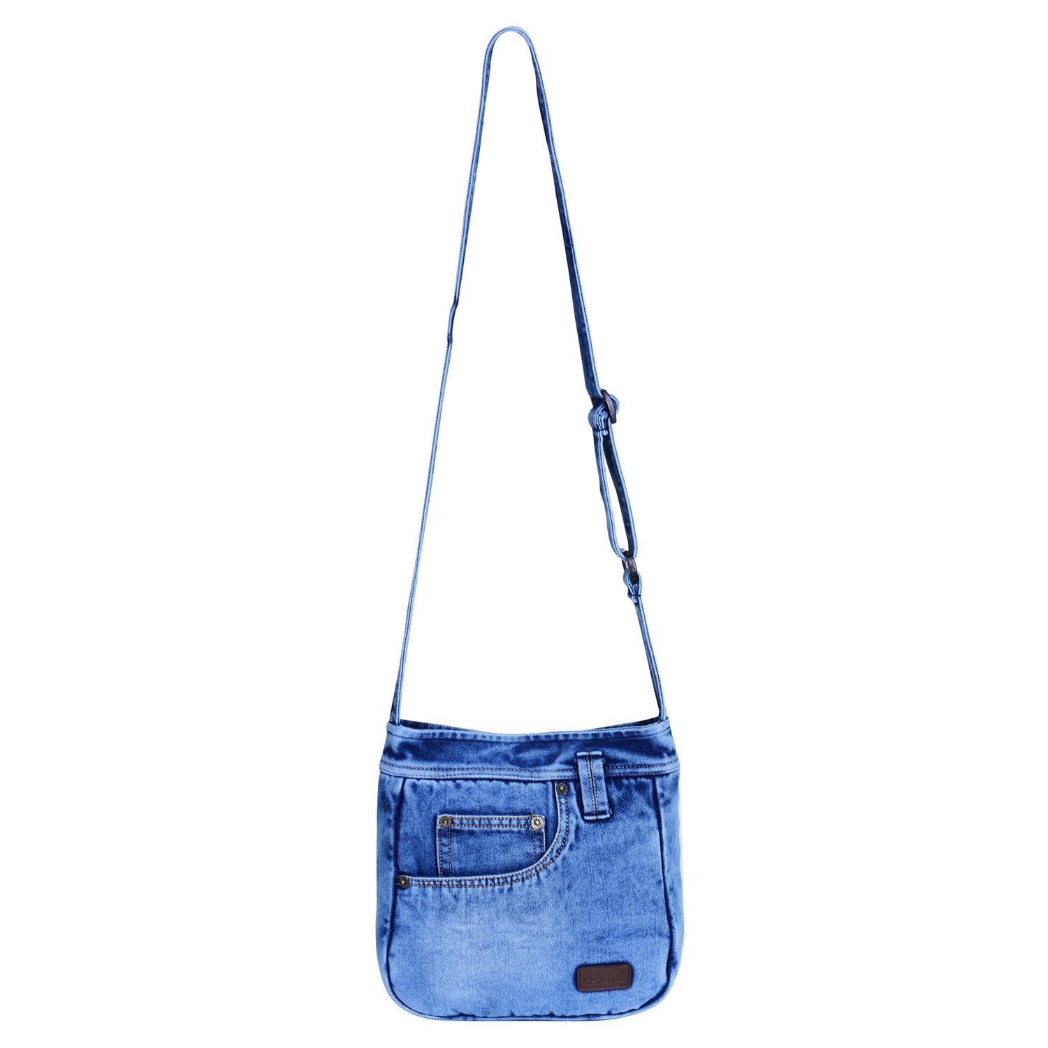 Premium Denim Sling Bag for Women and men Jeans pocket style - ZAINTO Bag