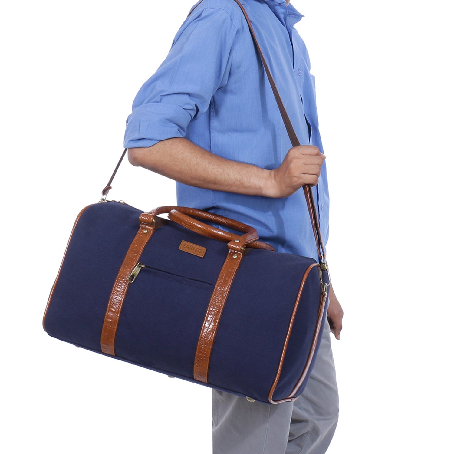 ZAINTO Canvas stylish weekender travel duffle bag - ZAINTO Bag