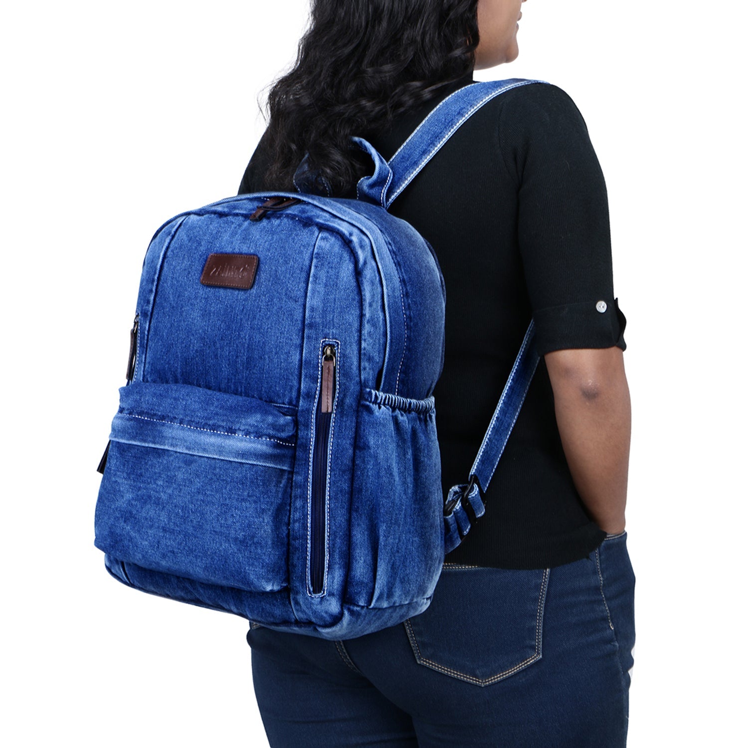 ZAINTO Denim Backpack for women Students college Bookbag - ZAINTO Bag