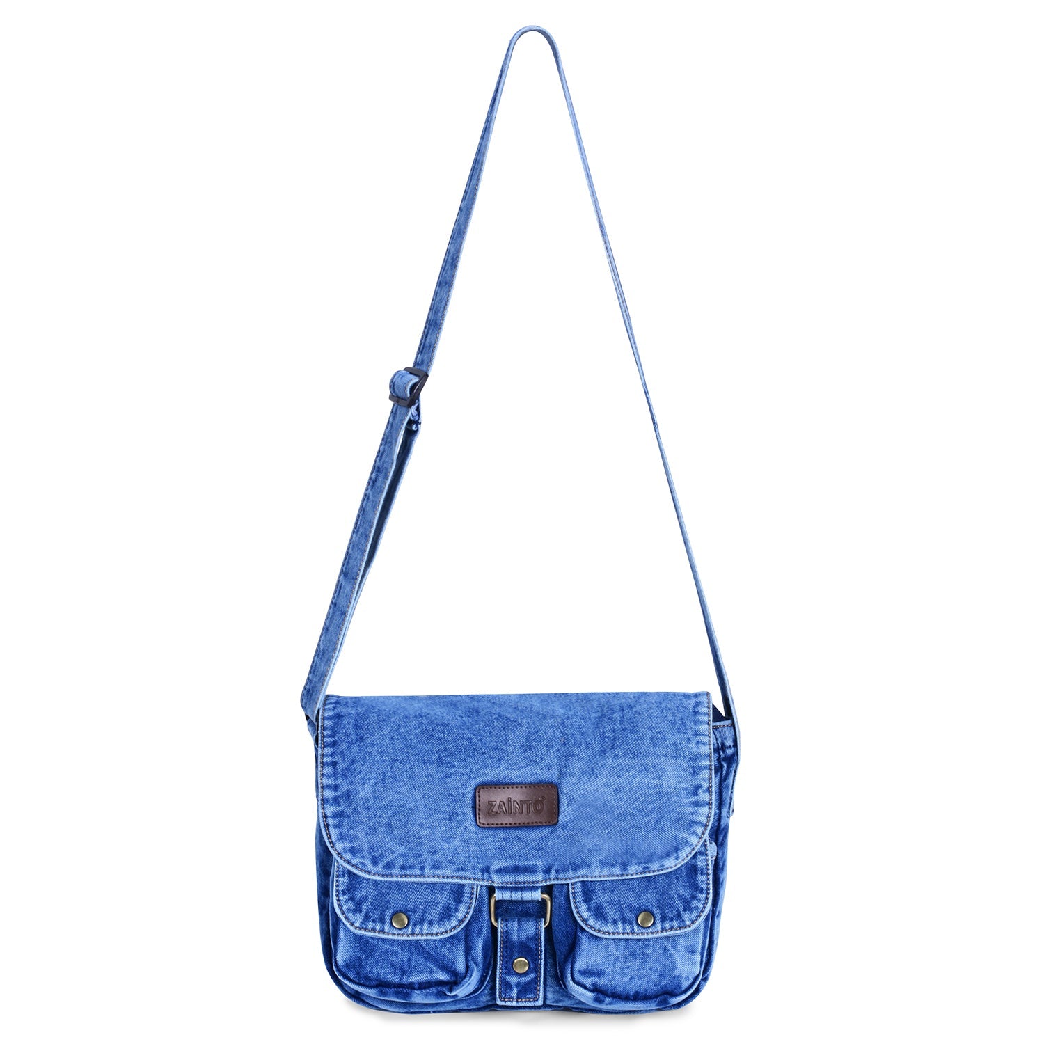 ZAINTO Denim Sling bag Students Book Bag for women - ZAINTO Bag