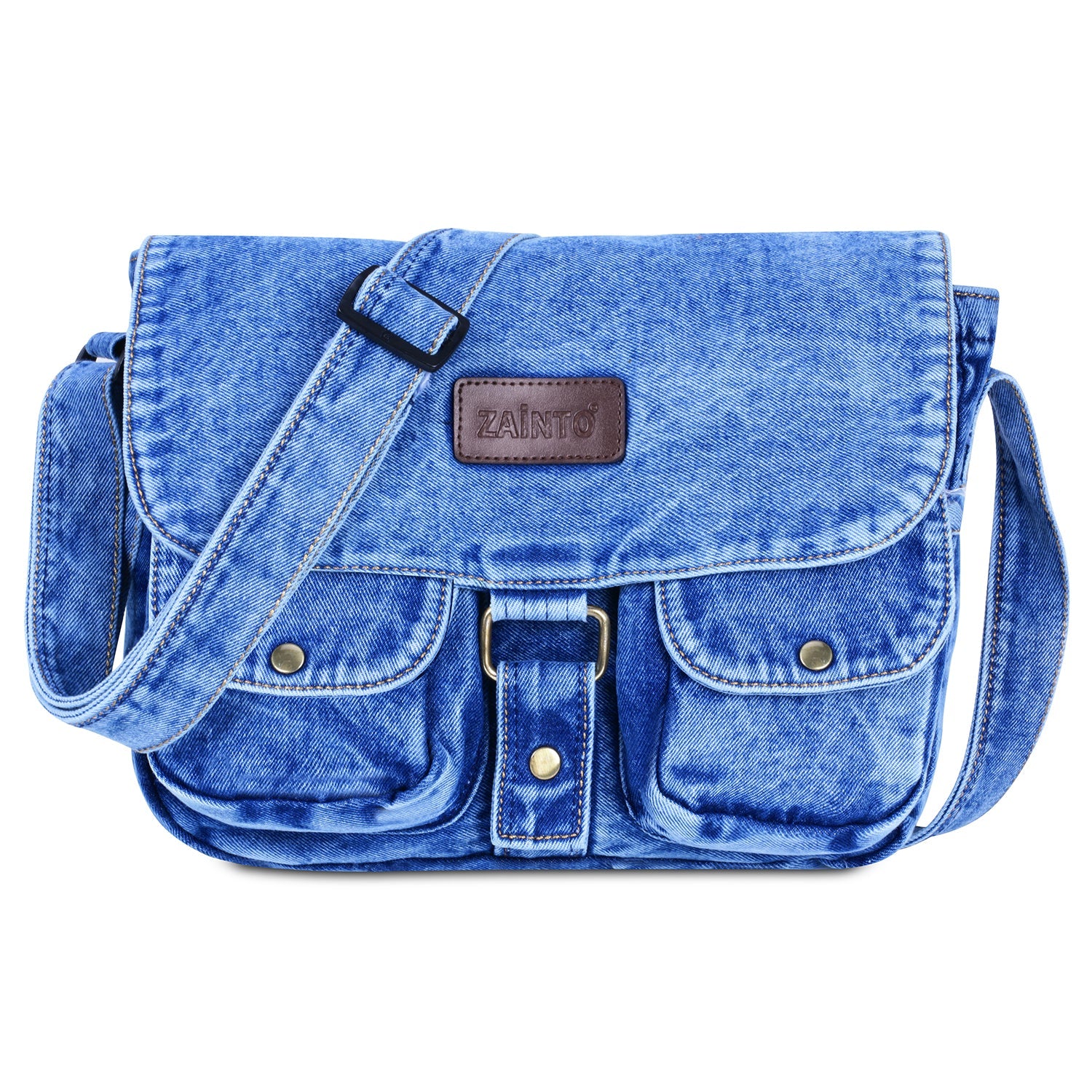 ZAINTO Denim Sling bag Students Book Bag for women - ZAINTO Bag