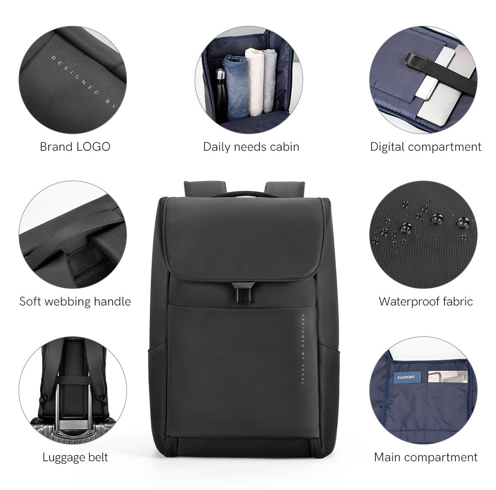 ZAINTO Smart Tech foldable Anti - Theft Backpack 15.6 Inch - ZAINTO Bag